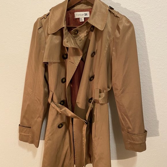 Forever 21 Jackets & Blazers - Forever 21 Classic Double Breasted Trench Coat - M